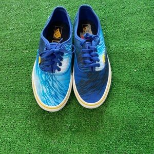 Vans National Geographic Ocean Womens Size 9 Casual Skateboarding Limited U-18